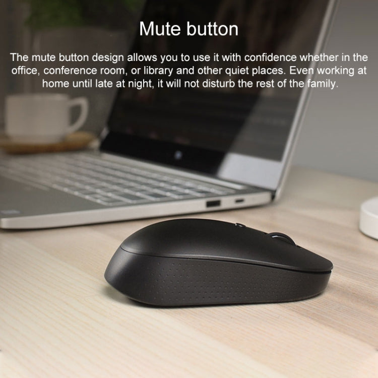 Original Xiaomi 2.4G Wireless Bluetooth 4.2 Dual Mode Silent Mouse(Black) - Wireless Mice by Xiaomi | Online Shopping UK | buy2fix