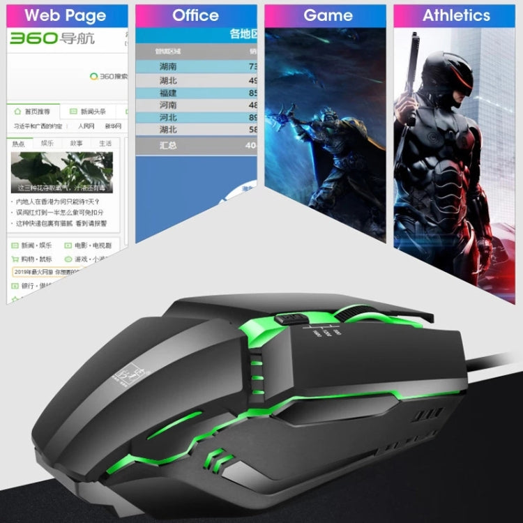 ZGB K3 USB RGB Streamer Wired Gaming Mouse(Black) - Wired Mice by Chasing Leopard | Online Shopping UK | buy2fix