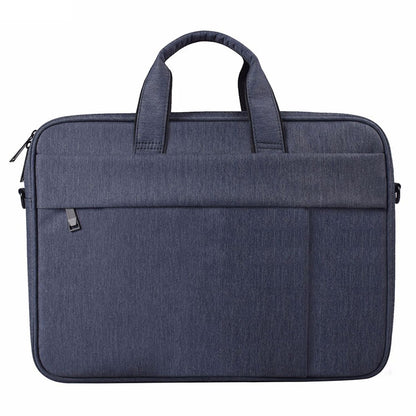 DJ03 Waterproof Anti-scratch Anti-theft One-shoulder Handbag for 14.1 inch Laptops, with Suitcase Belt(Navy Blue) - Computer & Networking by buy2fix | Online Shopping UK | buy2fix