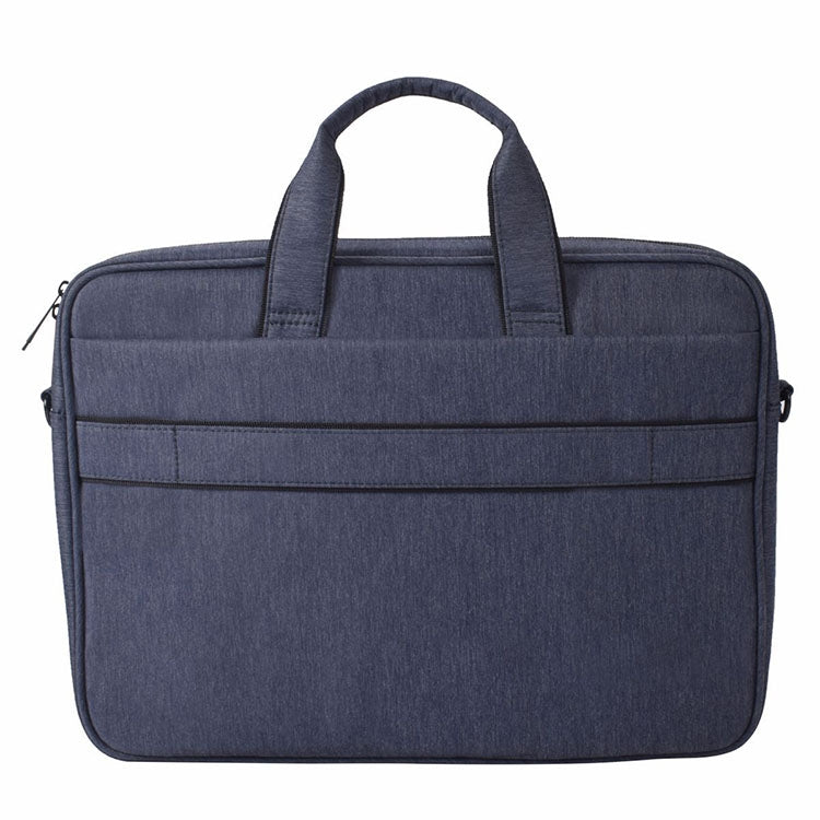 DJ03 Waterproof Anti-scratch Anti-theft One-shoulder Handbag for 14.1 inch Laptops, with Suitcase Belt(Navy Blue) - Computer & Networking by buy2fix | Online Shopping UK | buy2fix