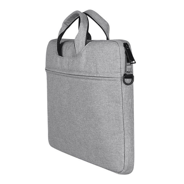 ST01S Waterproof Oxford Cloth Hidden Portable Strap One-shoulder Handbag for 13.3 inch Laptops(Light Grey) - 13.3 inch by buy2fix | Online Shopping UK | buy2fix