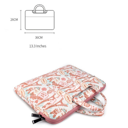 ST01DZ Canvas Waterproof Laptop Handbag for 13.3 inch Laptops - 13.3 inch by buy2fix | Online Shopping UK | buy2fix