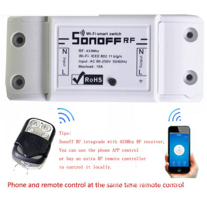 Sonoff Smart 433MHz Wireless 4 Buttons Metal Remote Controller, Remote Control Distance: 20-30m - Consumer Electronics by Sonoff | Online Shopping UK | buy2fix