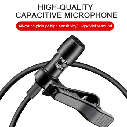 YICHUANG YC-LM10 USB-C / Type-C Intelligent Noise Reduction Condenser Lavalier Microphone, Cable Length: 1.5m - Consumer Electronics by YICHUANG | Online Shopping UK | buy2fix