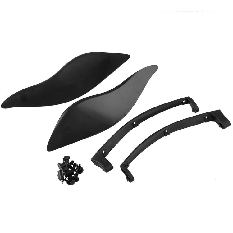 MB-OT360 2 PCS Adjustable Air Deflectors Side Wings Fairing Side Cover Shield for for 2014-2019 Harley Davidson Touring Electra / Street / Tri Glide / CVO - Others by buy2fix | Online Shopping UK | buy2fix