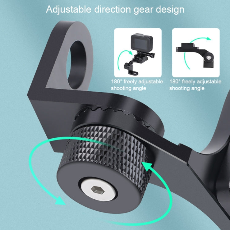 RUIGPRO Motorcycle Handlebar Alloy Phone Bracket for GoPro/ Insta360/DJI OSMO Sport Camera(Cyan) - DJI & GoPro Accessories by buy2fix | Online Shopping UK | buy2fix