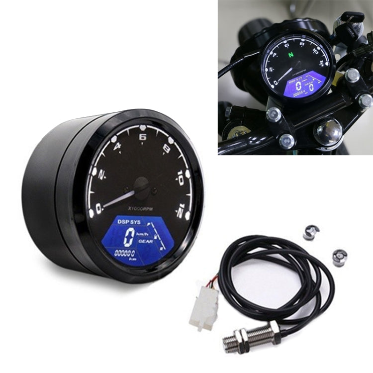 Speedpark Universal Motorcycle Retro Modified Instrument Odometer LCD Instrument Assembly - Others by Speedpark | Online Shopping UK | buy2fix