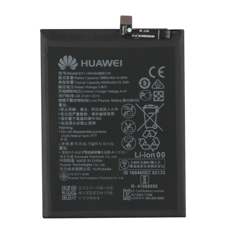 HB446486ECW for Huawei Nova 5i Li-ion Polymer Battery - For Huawei by buy2fix | Online Shopping UK | buy2fix