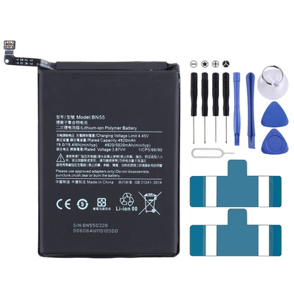 BN55 Li-ion Polymer Battery for Xiaomi Redmi Note 9S/Redmi Note 9 Pro Max/Redmi Note 9 Pro India - For Xiaomi by buy2fix | Online Shopping UK | buy2fix