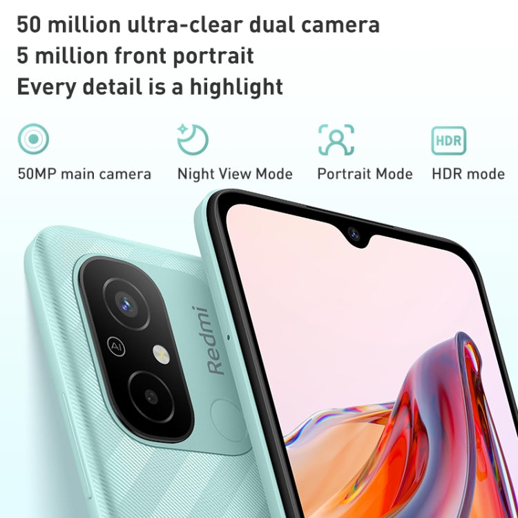 Xiaomi Redmi 12C, 50MP Camera, 6GB+128GB, 5000mAh Battery, Face Identification, 6.71 inch MIUI 13 MediaTek Helio G85 Octa Core up to 2.0GHz, Network: 4G, Dual SIM, Not Support Google Play(Black) - Xiaomi Redmi by Xiaomi | Online Shopping UK | buy2fix