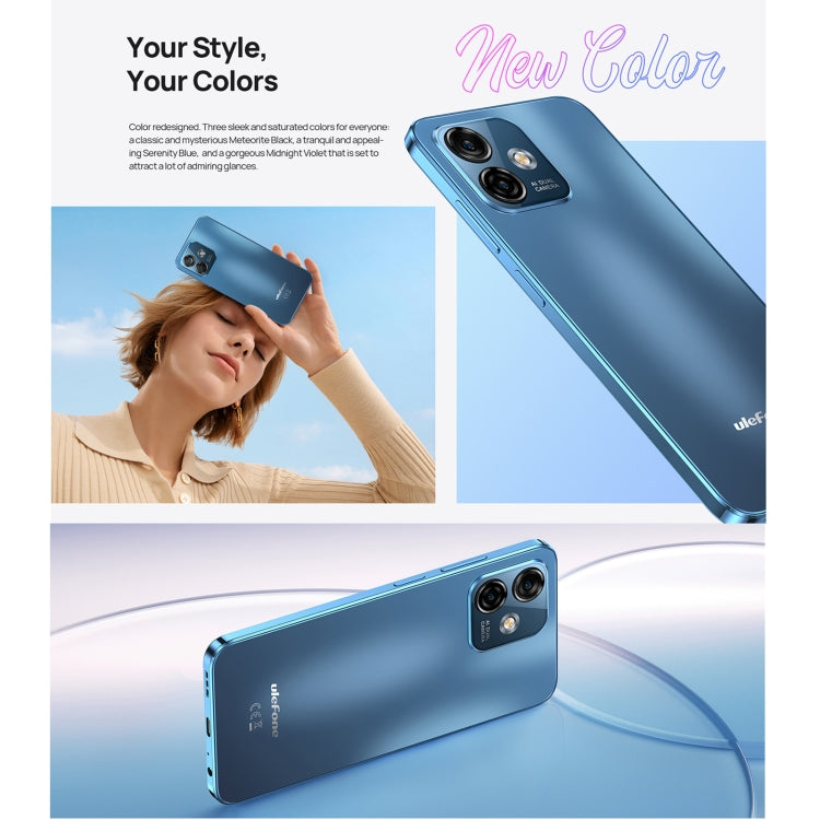 [HK Warehouse] Ulefone Note 16 Pro, 8GB+128GB, Dual Back Cameras, Face ID & Side Fingerprint Identification, 4400mAh Battery, 6.52 inch Android 13 Unisoc T606 OctaCore up to 1.6GHz, Network: 4G, Dual SIM, OTG(Black) - Ulefone by Ulefone | Online Shopping UK | buy2fix