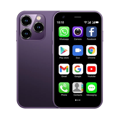 SOYES XS15, 2GB+16GB, 3.0 inch Android 8.1 MTK6580 Quad Core up to 1.3GHz, Bluetooth, WiFi, GPS, Network: 3G, Dual SIM (Purple) - SOYES by SOYES | Online Shopping UK | buy2fix
