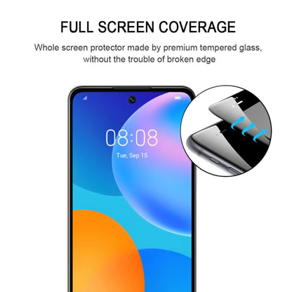 For Huawei P Smart 2021 25 PCS Full Glue Full Screen Tempered Glass Film - Huawei Tempered Glass by PINWUYO | Online Shopping UK | buy2fix