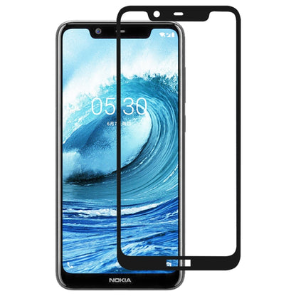 Full Glue Full Cover Screen Protector Tempered Glass film for Nokia 5.1 Plus / X5 - Nokia Tempered Glass by buy2fix | Online Shopping UK | buy2fix