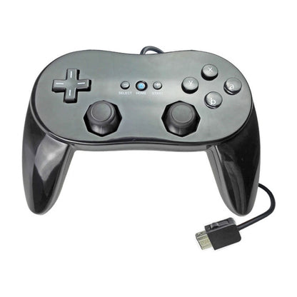 Classic Wired Game Controller Gaming Remote For Nintendo Wii(Black) - Gamepads by buy2fix | Online Shopping UK | buy2fix