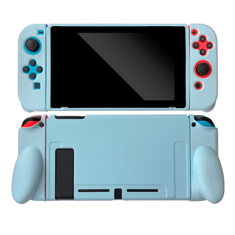 For Nintendo Switch Pure Color Shockproof TPU Case(Blue) - Cases by buy2fix | Online Shopping UK | buy2fix