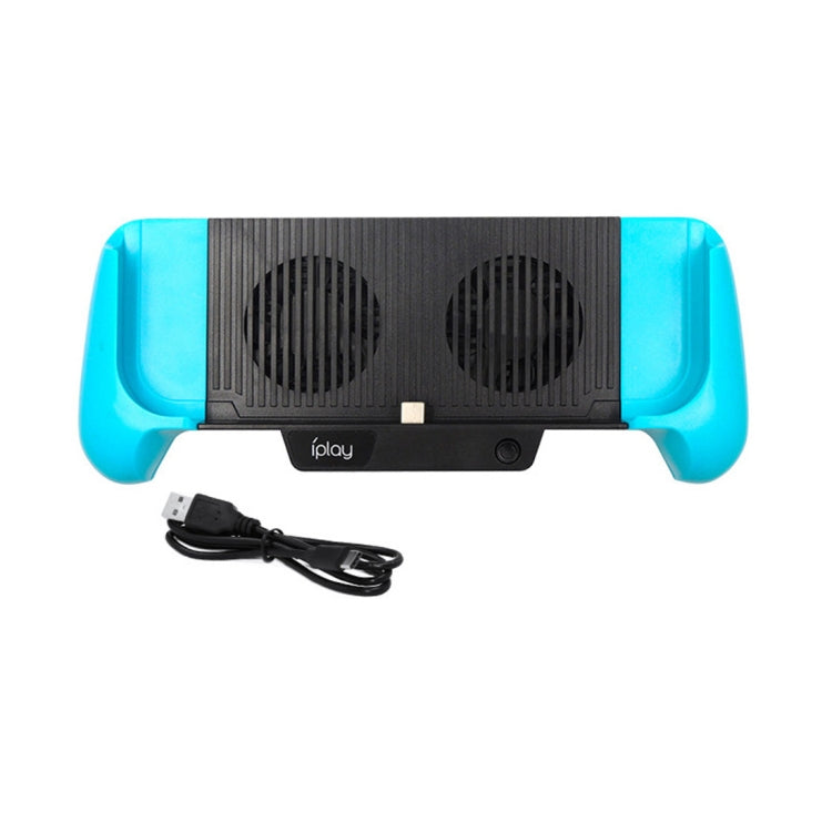 IPLAY Host Charging Grips Stand Shell Cooling Fan for Switch Lite(Blue) - Toys & Hobbies by iplay | Online Shopping UK | buy2fix