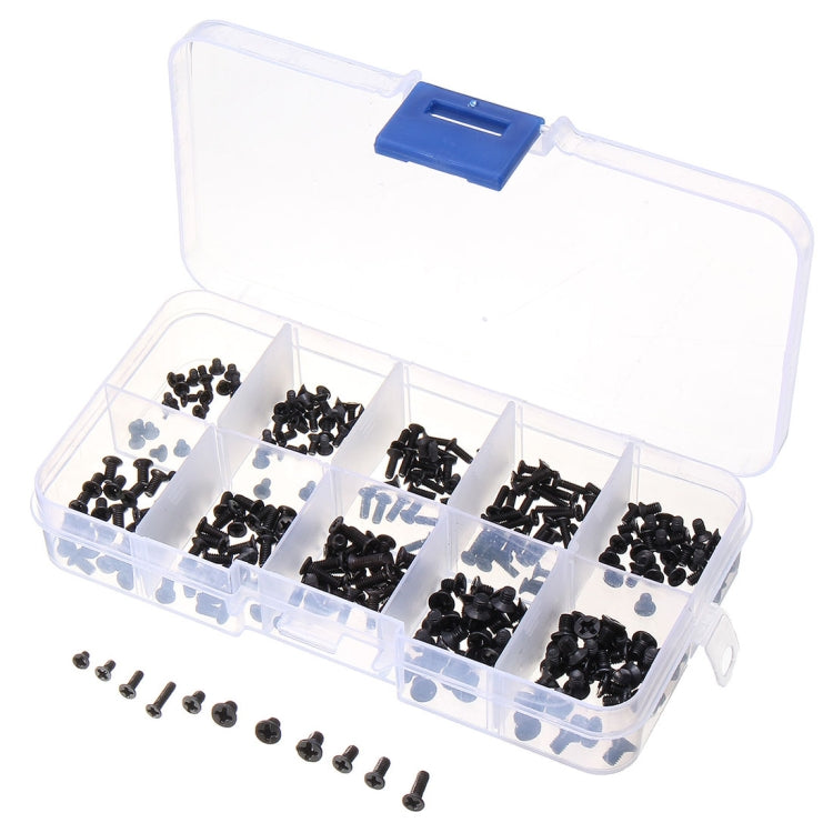 300 PCS M2 / M2.5 / M3 Laptop Screws Box Set for HP Lenovo SAMSUNG IBM (Black) - Home & Garden by buy2fix | Online Shopping UK | buy2fix