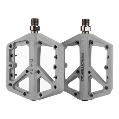 PROMEND PD-M42 1 Pair Mountain Bicycle Nylon High-speed Bearing Pedals(Grey) - Pedals by PROMEND | Online Shopping UK | buy2fix