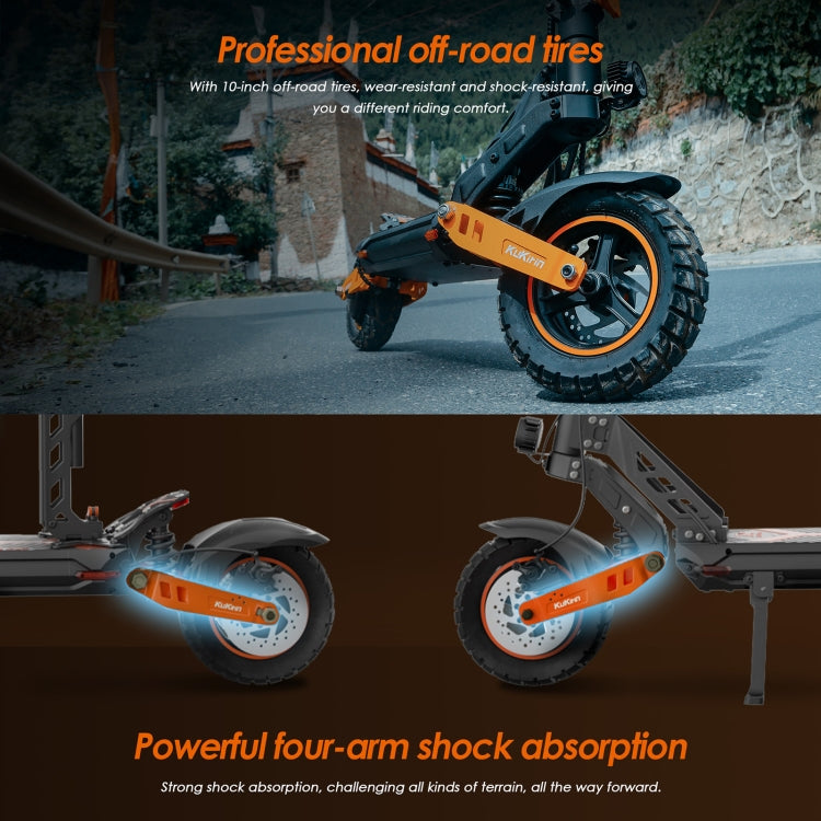 [EU Warehouse] Kukirin G2 Max 1000W 48V 20AH Three-speed Folding Electric Offroad Scooter with LED Display - Electric Scooters by Kukirin | Online Shopping UK | buy2fix
