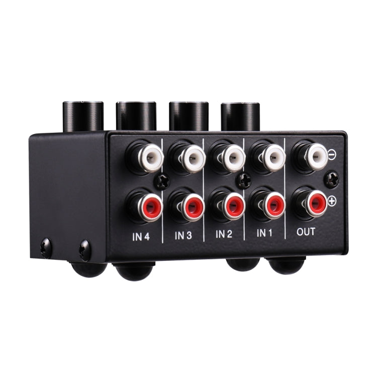 LINEPAUDIO B896 Four-channel Sassive Mixer (Black) - Consumer Electronics by buy2fix | Online Shopping UK | buy2fix