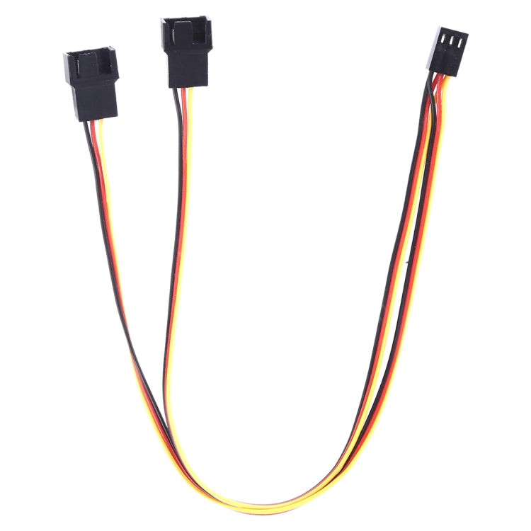 1 to 2 3 Pin Computer Components Chassis Fan Cable, Length: 30cm - Power Cord by buy2fix | Online Shopping UK | buy2fix