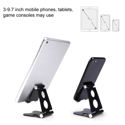 ROOSTAND R2 Aluminum Alloy Mobile Desktop Tablet Bracket Double Folding Lazy Artifact, Size: 6.4x7x9cm(Rose Gold) - Desktop Holder by buy2fix | Online Shopping UK | buy2fix