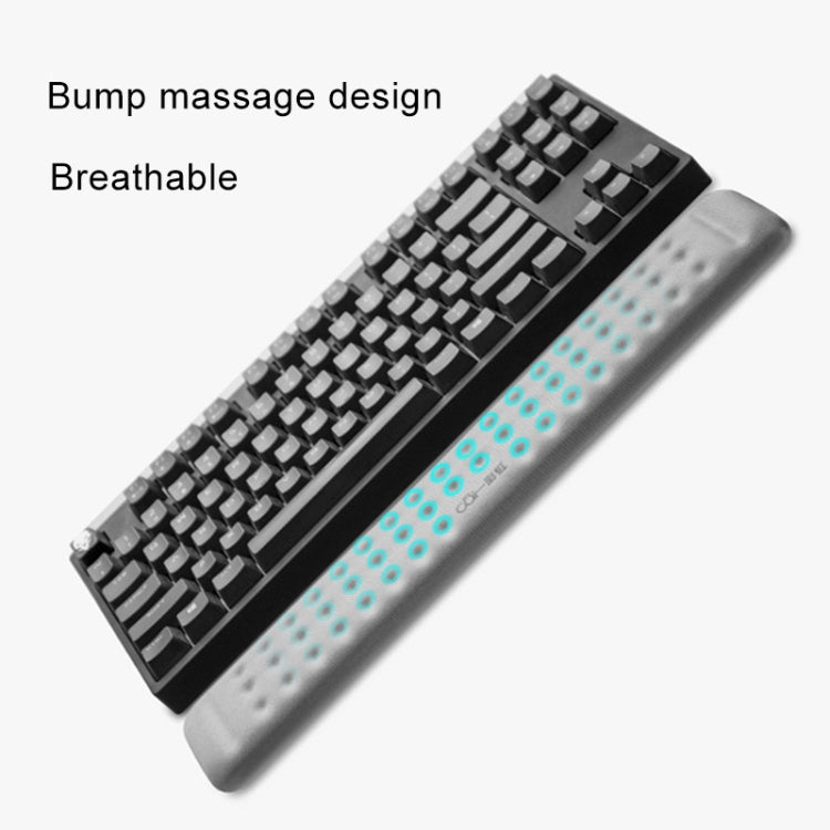 Mechanical Keyboard Wrist Rest Memory Foam Mouse Pad, Size : Single Hand (Black) - Mouse Pads by buy2fix | Online Shopping UK | buy2fix