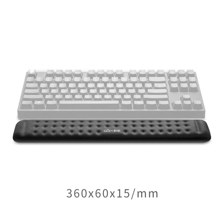 Mechanical Keyboard Wrist Rest Memory Foam Mouse Pad, Size : M (Black) - Mouse Pads by buy2fix | Online Shopping UK | buy2fix