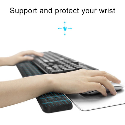 Mechanical Keyboard Wrist Rest Memory Foam Mouse Pad, Size : M (Grey) - Mouse Pads by buy2fix | Online Shopping UK | buy2fix