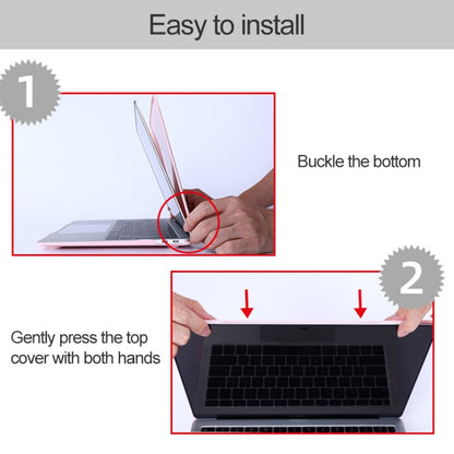 For Huawei MateBook 14 inch Shockproof Frosted Laptop Protective Case (Transparent) - 14.1 inch by buy2fix | Online Shopping UK | buy2fix