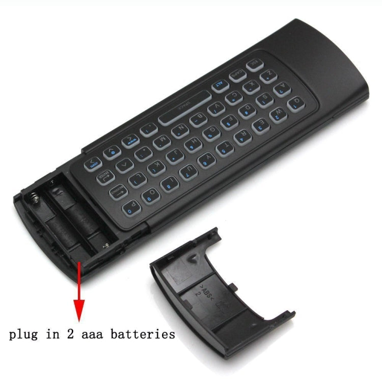 MX3-L Voice with Backlight 2.4GHz Fly Air Mouse Wireless Keyboard Remote Control -  by buy2fix | Online Shopping UK | buy2fix