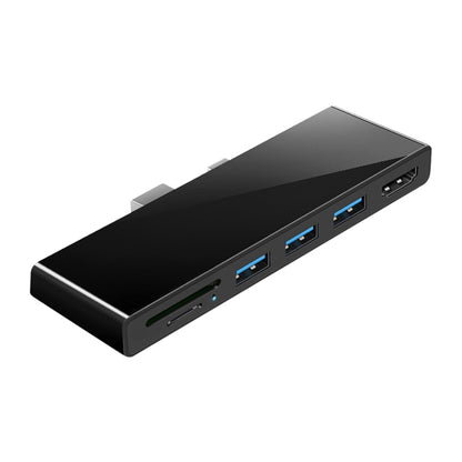 Rocketek SH768 6 in 1 USB 3.0 / HDMI / SD / TF HUB Adapter for Surface Pro 4 - USB 3.0 HUB by ROCKETEK | Online Shopping UK | buy2fix