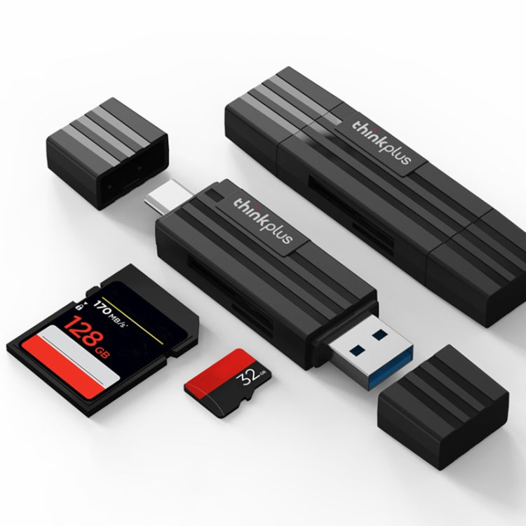 Lenovo ThinkPlus TC101 USB-C / Type-C Multi-functional Card Reader (Black) -  by Lenovo | Online Shopping UK | buy2fix