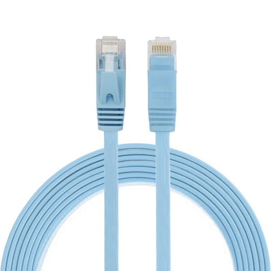 2m CAT6 Ultra-thin Flat Ethernet Network LAN Cable, Patch Lead RJ45 (Blue) - Lan Cable and Tools by buy2fix | Online Shopping UK | buy2fix