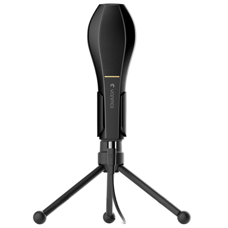 Yanmai Q5 USB 2.0 Game Studio Condenser Sound Recording Microphone with Holder, Compatible with PC and Mac for  Live Broadcast Show, KTV, etc.(Black) - Consumer Electronics by Yanmai | Online Shopping UK | buy2fix