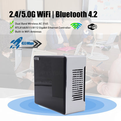 HYSTOU M5 Windows 7/8/10 / WES7/10/Linux System Mini PC, Intel Core i7-10750H 6 Core 12 Threads up to 5.0GHz, 64GB RAM+1TB SSD, UK Plug - Windows Mini PCs by HYSTOU | Online Shopping UK | buy2fix