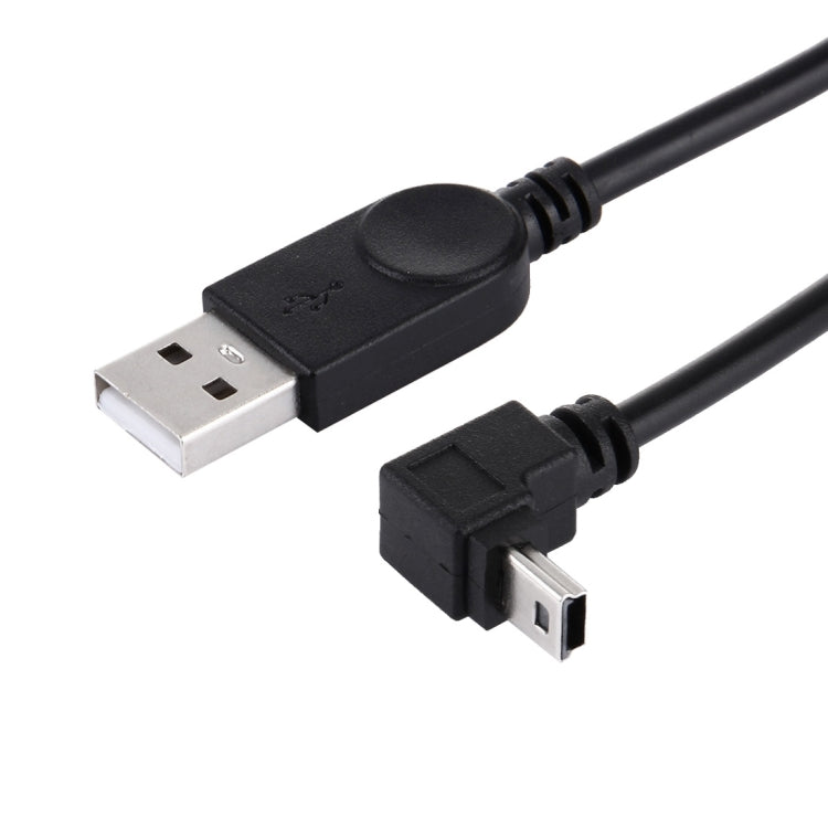 90 Degree Angle Elbow Mini USB to USB Data / Charging Cable, Length: 28cm -  by buy2fix | Online Shopping UK | buy2fix