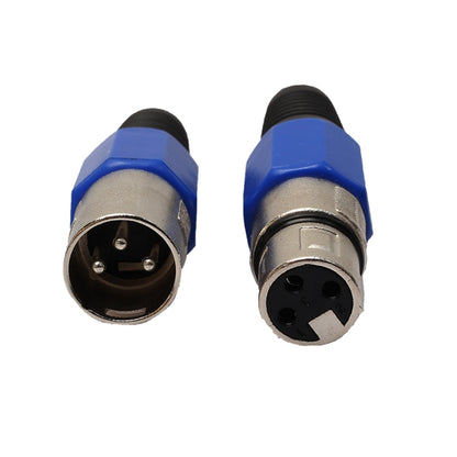 5 Pairs Metal Female Male XLR 3 Pin Jack Socket Plug Audio Connector - Consumer Electronics by buy2fix | Online Shopping UK | buy2fix