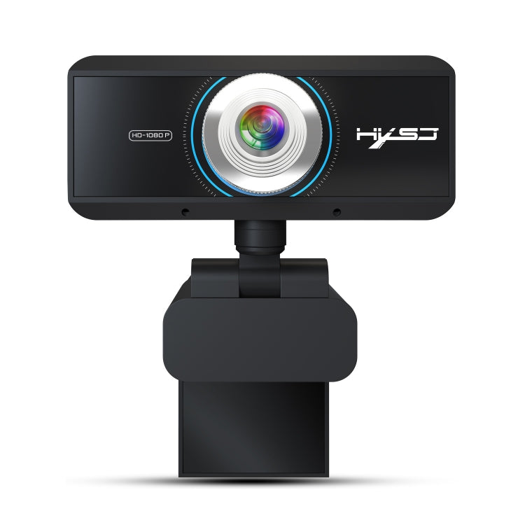 HXSJ S4 1080P Adjustable 180 Degree HD Manual Focus Video Webcam PC Camera with Microphone(Black) - Computer & Networking by HXSJ | Online Shopping UK | buy2fix