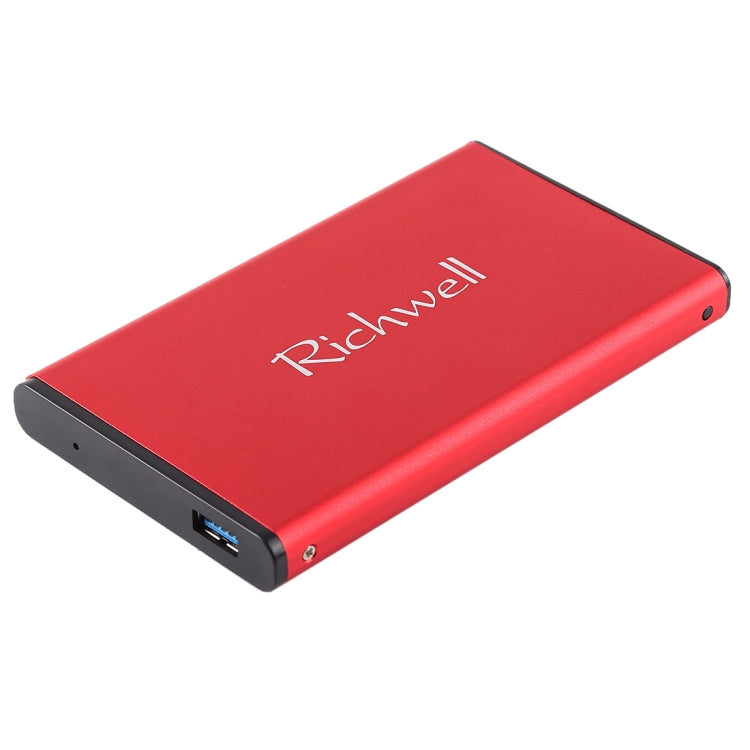 Richwell SATA R2-SATA-320GB 320GB 2.5 inch USB3.0 Super Speed Interface Mobile Hard Disk Drive(Red) - External Hard Drives by Richwell | Online Shopping UK | buy2fix