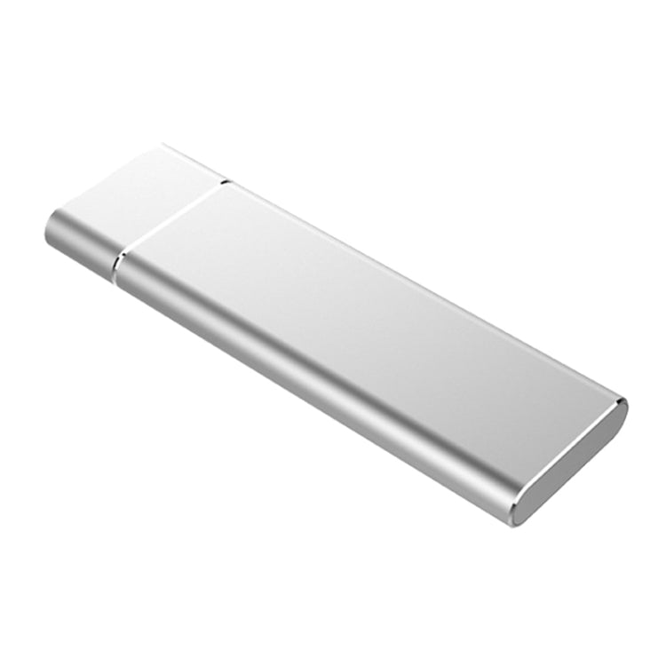 M.2 NGFF to USB-C / Type-C USB 3.1 Interface Aluminum Alloy SSD Enclosure (Silver) - HDD Enclosure by buy2fix | Online Shopping UK | buy2fix