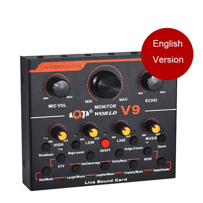 V9 Live Broadcasting Equipment Webcast Entertainment Streamer Sound Card - Consumer Electronics by buy2fix | Online Shopping UK | buy2fix