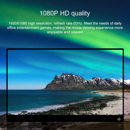 15.6 inch 1080P 178 Degree Wide Angle HD Portable IPS LED Display Monitor - Consumer Electronics by buy2fix | Online Shopping UK | buy2fix