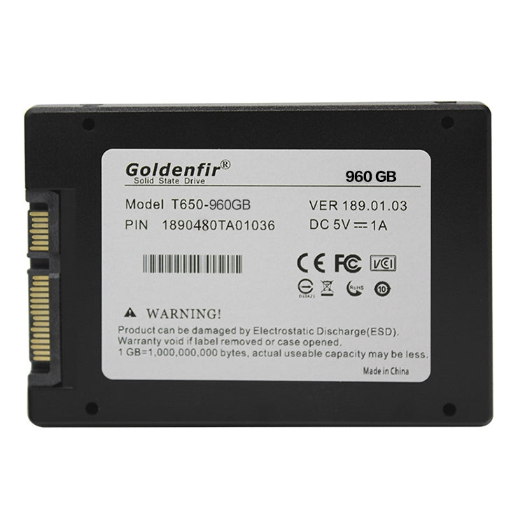 Goldenfir 2.5 inch SATA Solid State Drive, Flash Architecture: MLC, Capacity: 960GB - Computer & Networking by Goldenfir | Online Shopping UK | buy2fix