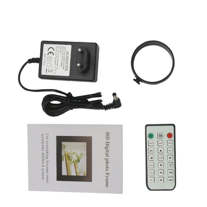 17.0 inch LED Display Digital Photo Frame with Holder / Remote Control, Allwinner Technology, Support USB / SD Card Input / OTG, US/EU/UK Plug(Black) - Consumer Electronics by buy2fix | Online Shopping UK | buy2fix