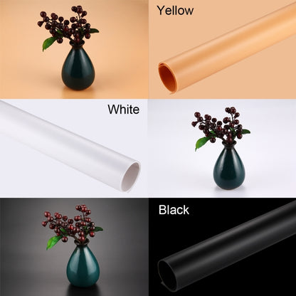 3 PCS PULUZ Photography Background PVC Paper Kits for Studio Tent Box, 3 Colors (Black, White,Yellow), Size: 120cm x 60cm - Solid Color by PULUZ | Online Shopping UK | buy2fix