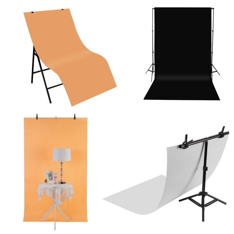 3 PCS PULUZ Photography Background PVC Paper Kits for Studio Tent Box, 3 Colors (Black, White,Yellow), Size: 120cm x 60cm - Solid Color by PULUZ | Online Shopping UK | buy2fix