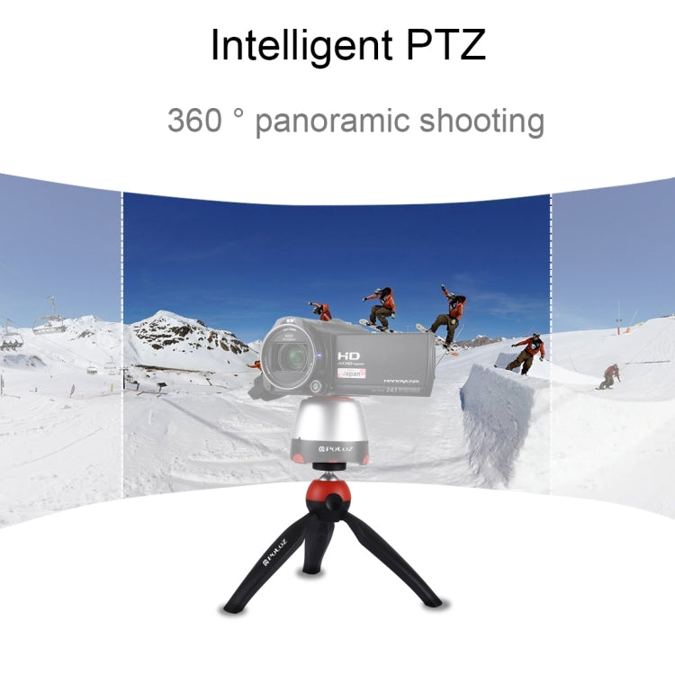 PULUZ Pocket Mini Tripod Mount with 360 Degree Ball Head & Phone Clamp for Smartphones(Red) - Camera Accessories by PULUZ | Online Shopping UK | buy2fix