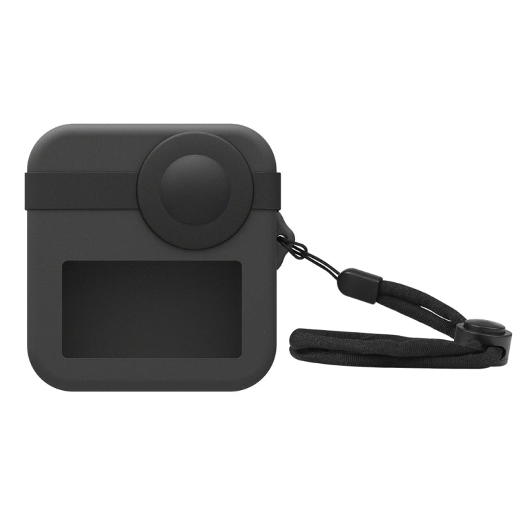 PULUZ for GoPro Max Dual Lens Caps Case + Body Silicone Protective Case(Black) - DJI & GoPro Accessories by PULUZ | Online Shopping UK | buy2fix